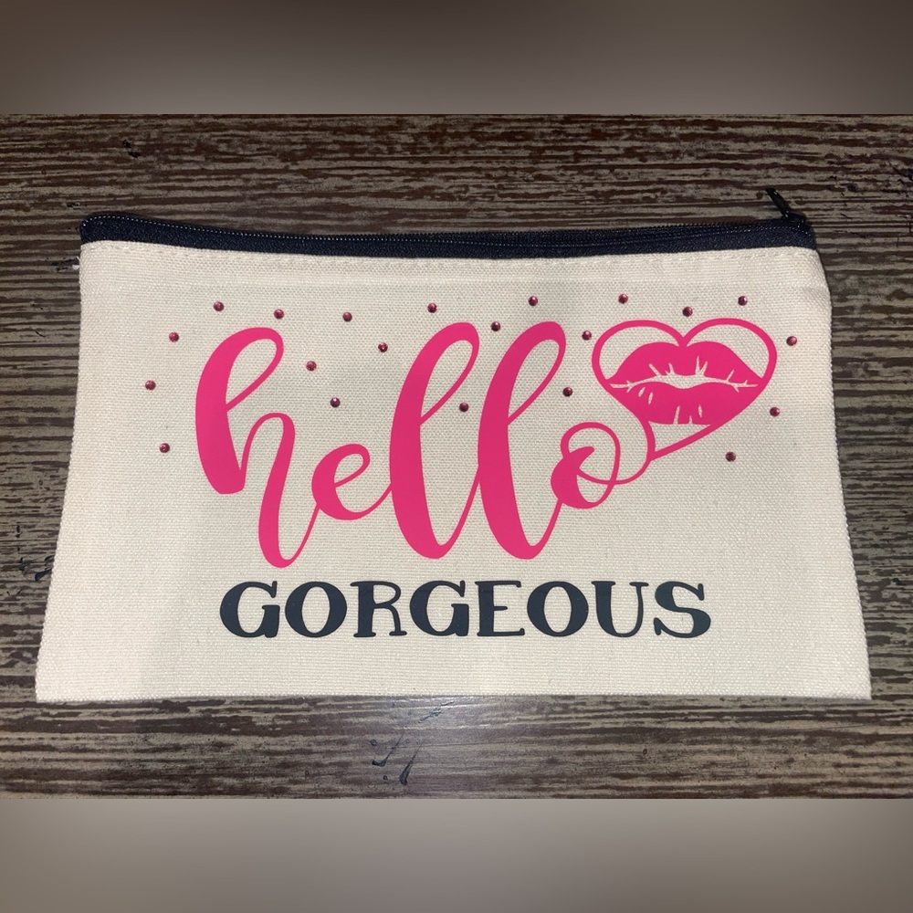 Handmade Bedazzled Canvas Bag